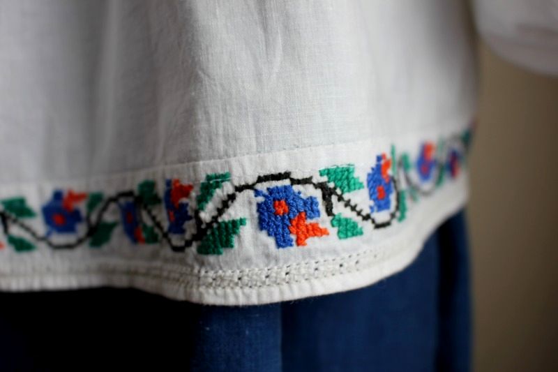 ウクライナ刺繍 ワンピース